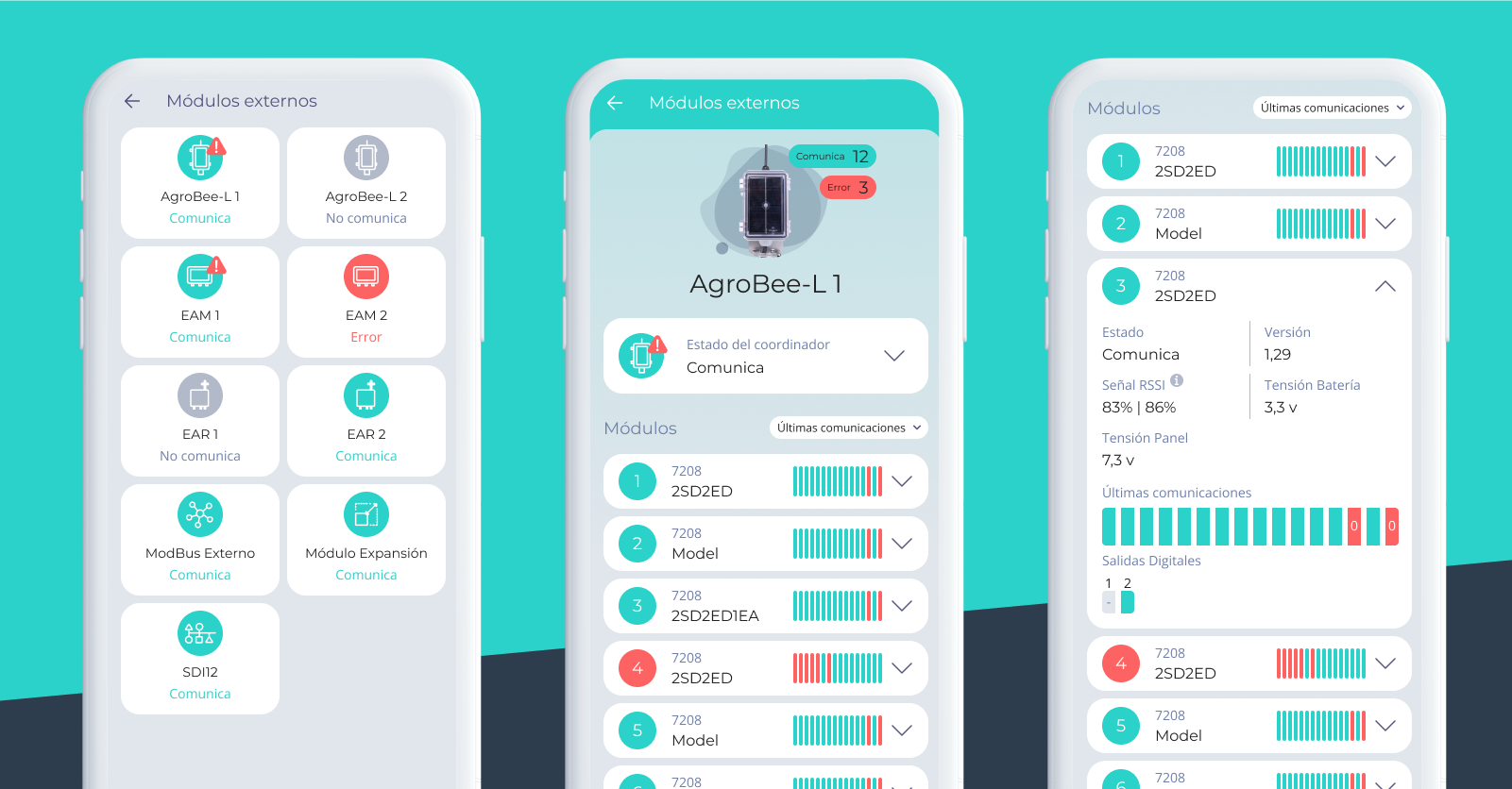 Modulos externos Agrónic app